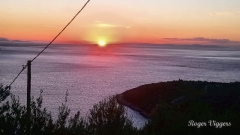 Sunrise over the Laconian Gulf. Sunrise over the Laconian Gulf.
