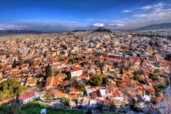 Modern Athens from the Acropolis, Greece Modern Athens from the Acropolis, Greece