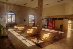 Bus station, Fregenal de la Sierra, Badajoz, Spain