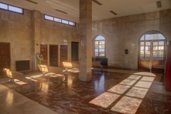 Bus station, Fregenal de la Sierra, Badajoz, Spain