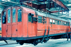 Car 17 moves into the shed.