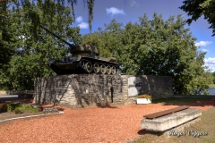 Soviet T34 war memorial