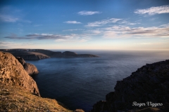 North Cape, Norway. The coast westwards