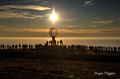 North Cape, Norway. The sun not setting