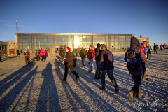 Restaurant and exhibition building.