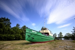 Beached tug, Reposaari, Finland