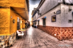 Calle Barcelo, narrow streets in thr old parts of San Luis De Sabinillas