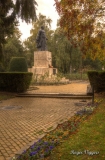 Statue of Vasile Lucaciu, Piata Libertatii, Santu Mare, Romania.