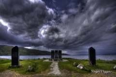 Krigs Monument Narvik 1940 at Ankenesstrand