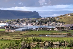 Stromness with Hoy in the background. Stromness with Hoy in the background.