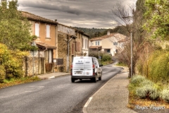 The main road through the village